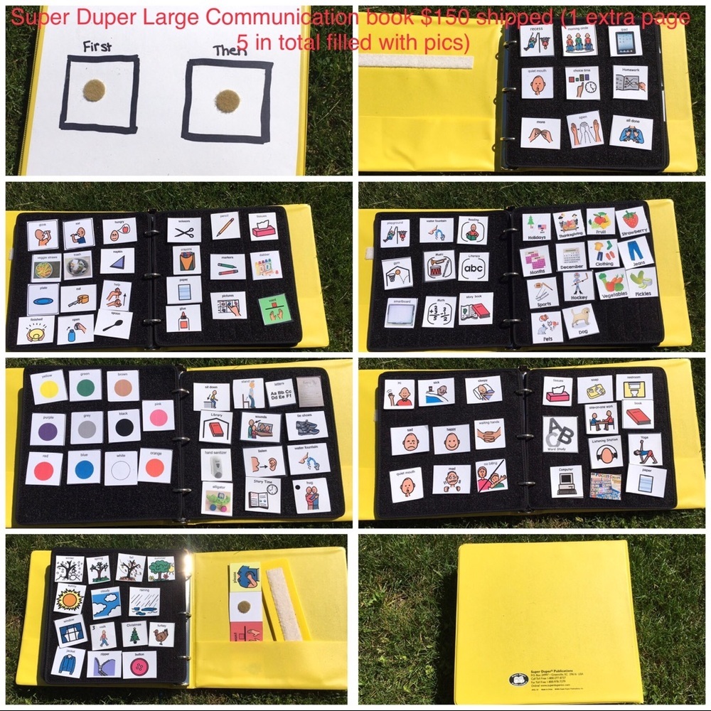 Communication Book speech therapy autism